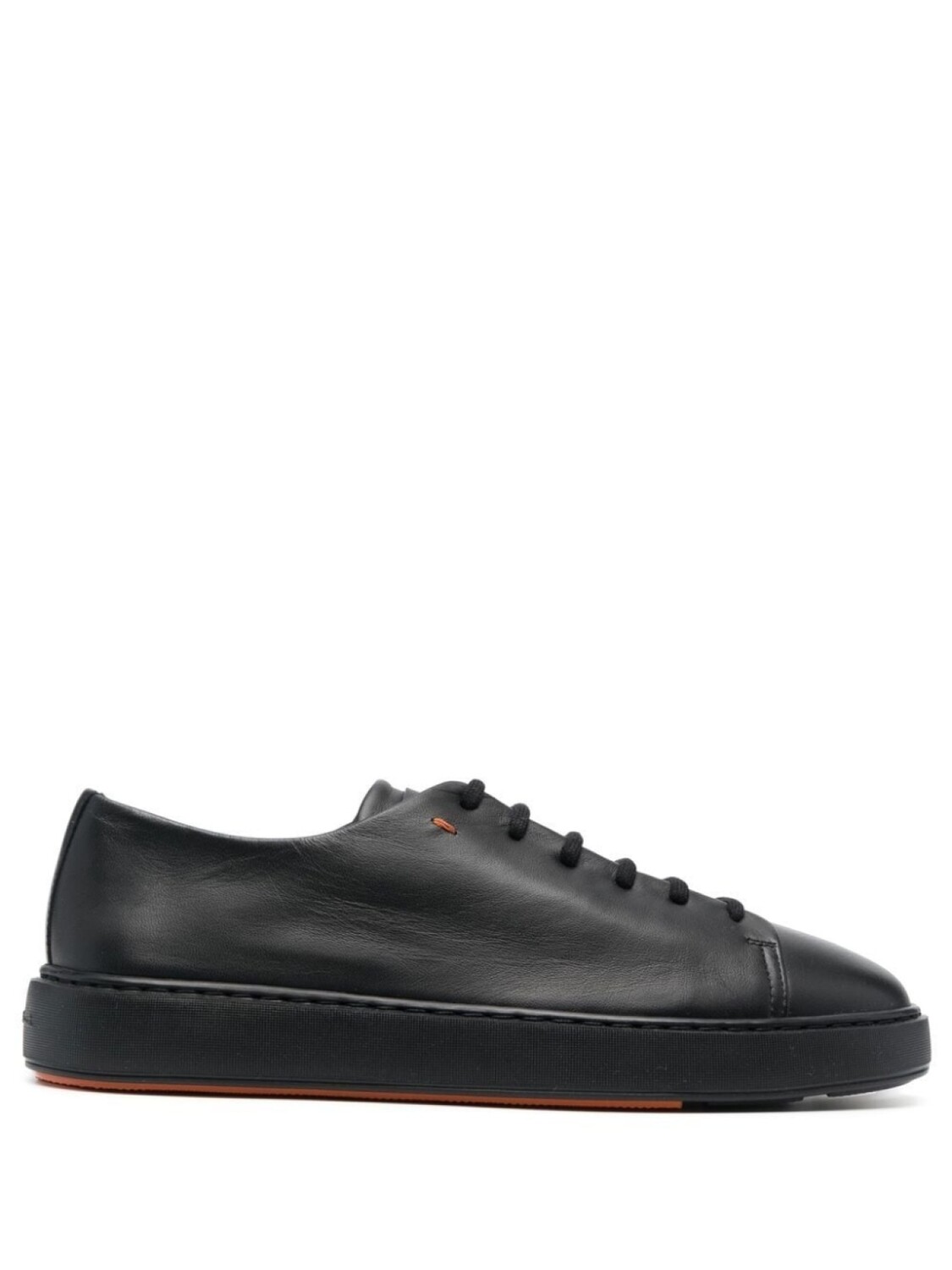 

Santoni кеды на шнуровке, черный