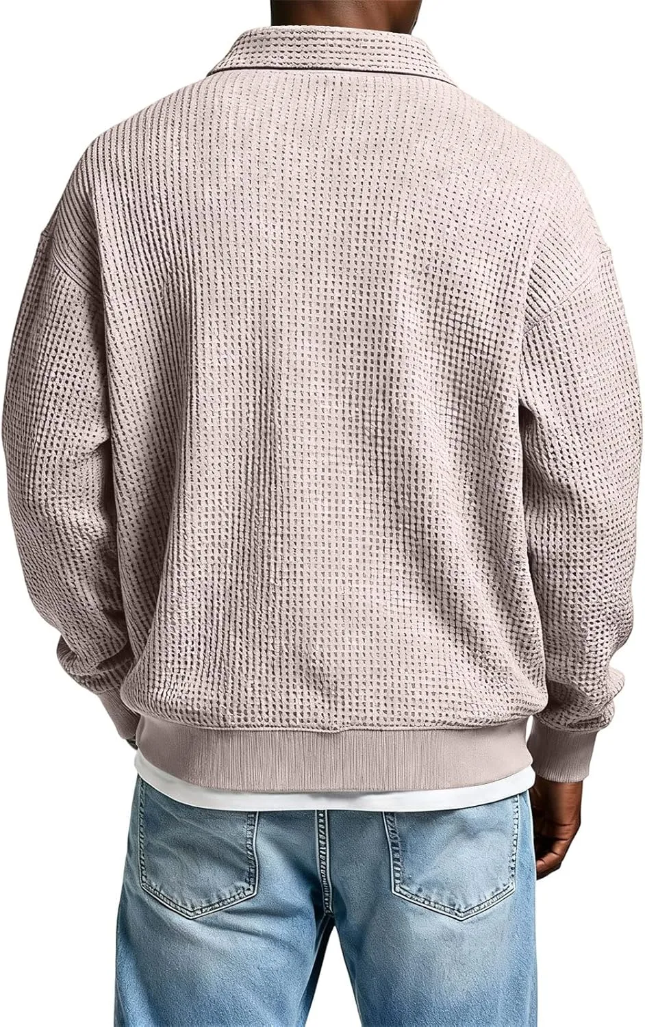 Футболка-поло для мужчин Slim Fit с воротником — фото 2