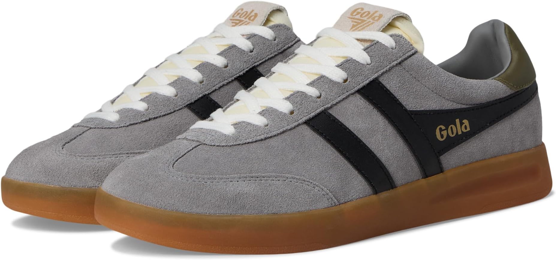 

Кроссовки Gola Cyclone, цвет Cement/Black/Khaki/Gum