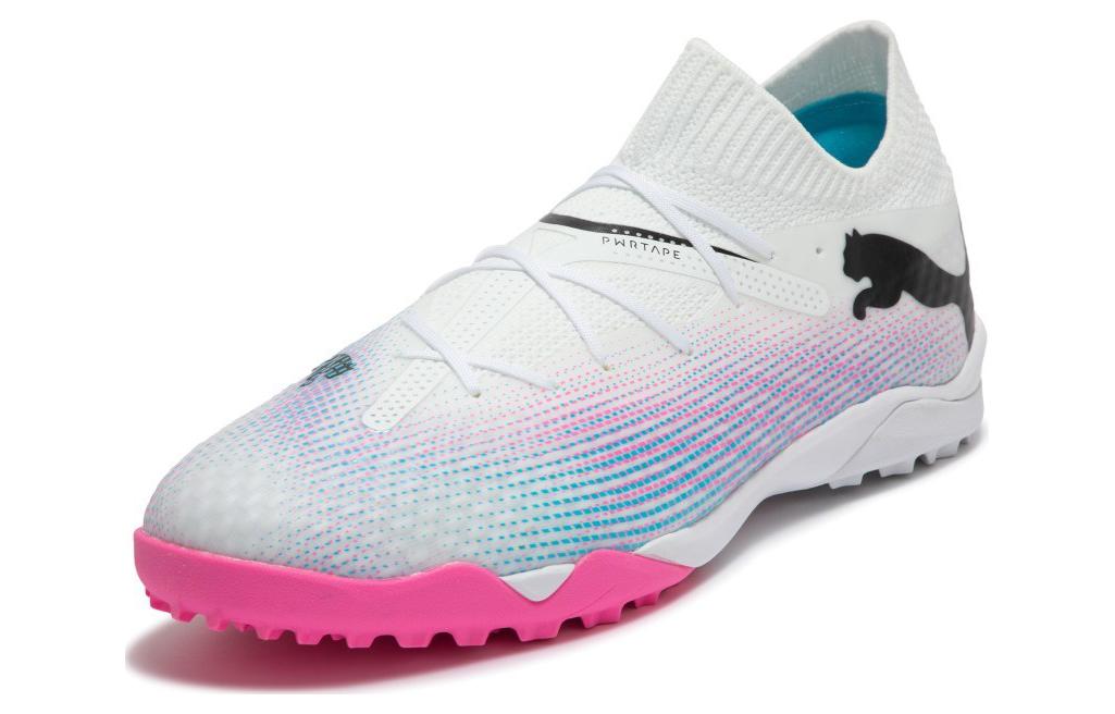 Футболка Future 7 Pro Cage 'Белый Розовый Фиолетовый' PUMA, Белый Розовый Черный — фото 3