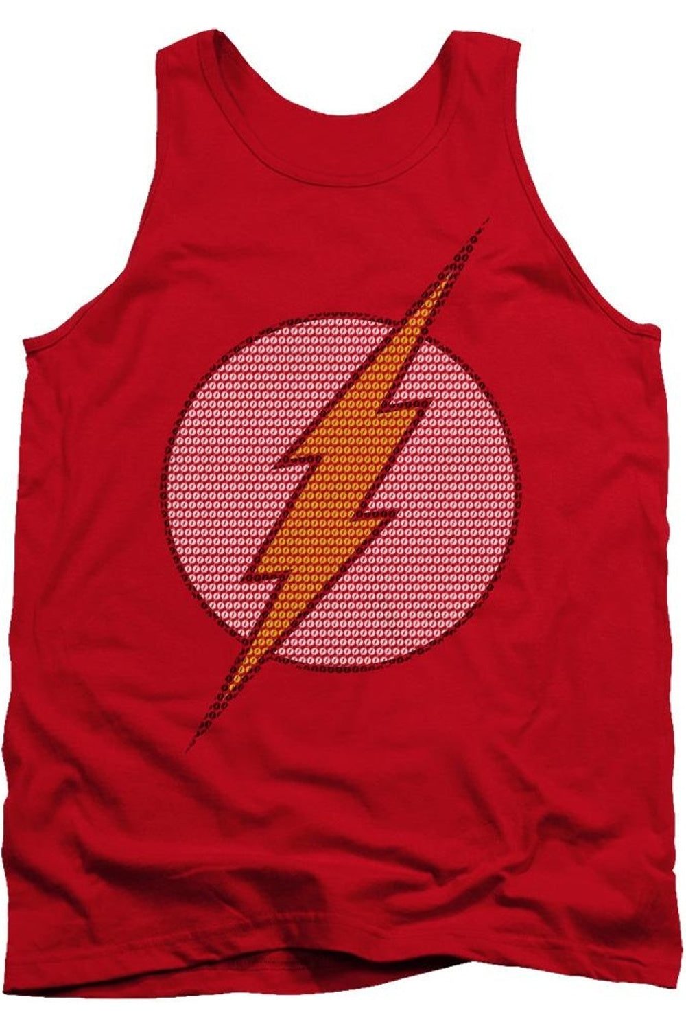 

Майка для взрослых с маленькими логотипами DC Comics Flash Flash Gildan, красный