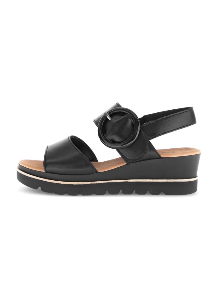 Классические босоножки Gabor Fashion Plateau Sandalen, черный — фото 2