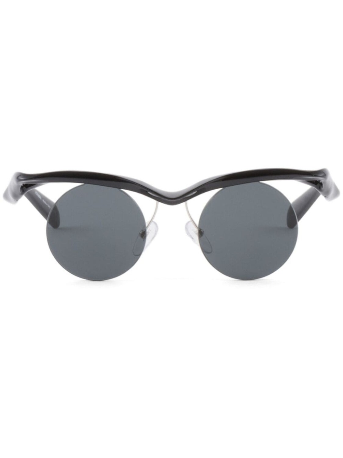 

Prada Eyewear солнцезащитные очки Runway, серый
