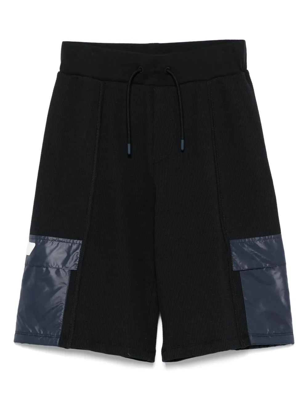 

Шорты карго с нашивкой-логотипом Emporio Armani Kids, синий