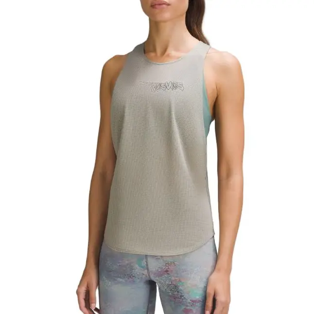 

Женская спортивная рубашка без рукавов Lululemon, Smoky Yellow Jade
