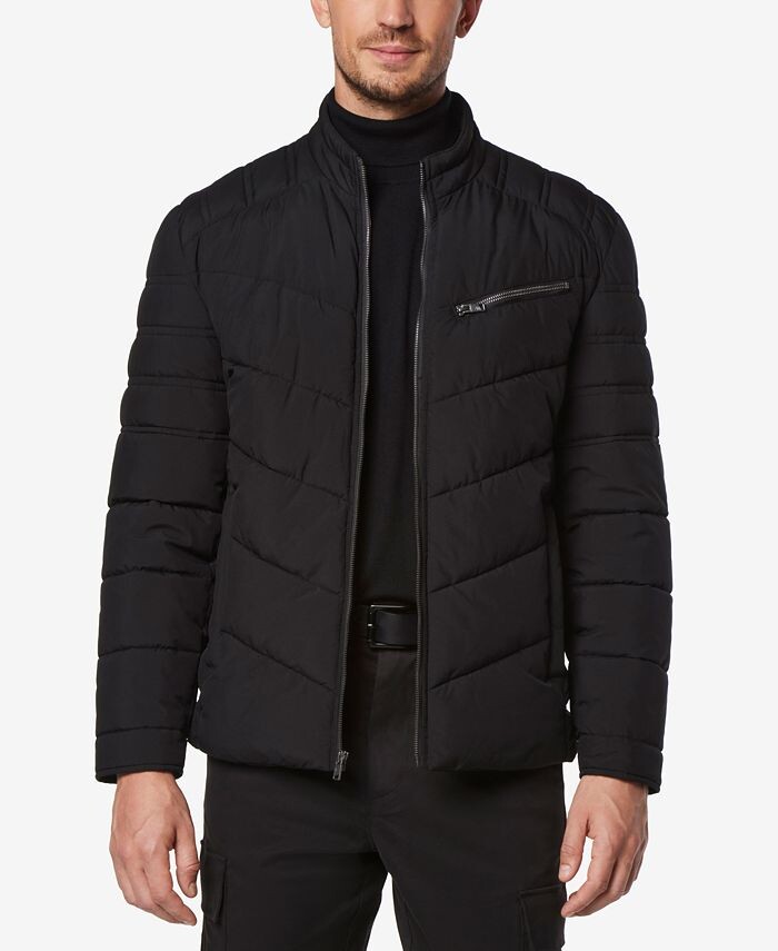 

Мужская компактная куртка-пуховик Winslow Stretch Marc New York, черный