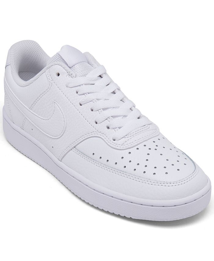 Женские повседневные низкие кроссовки Court Vision от Finish Line Nike, белый