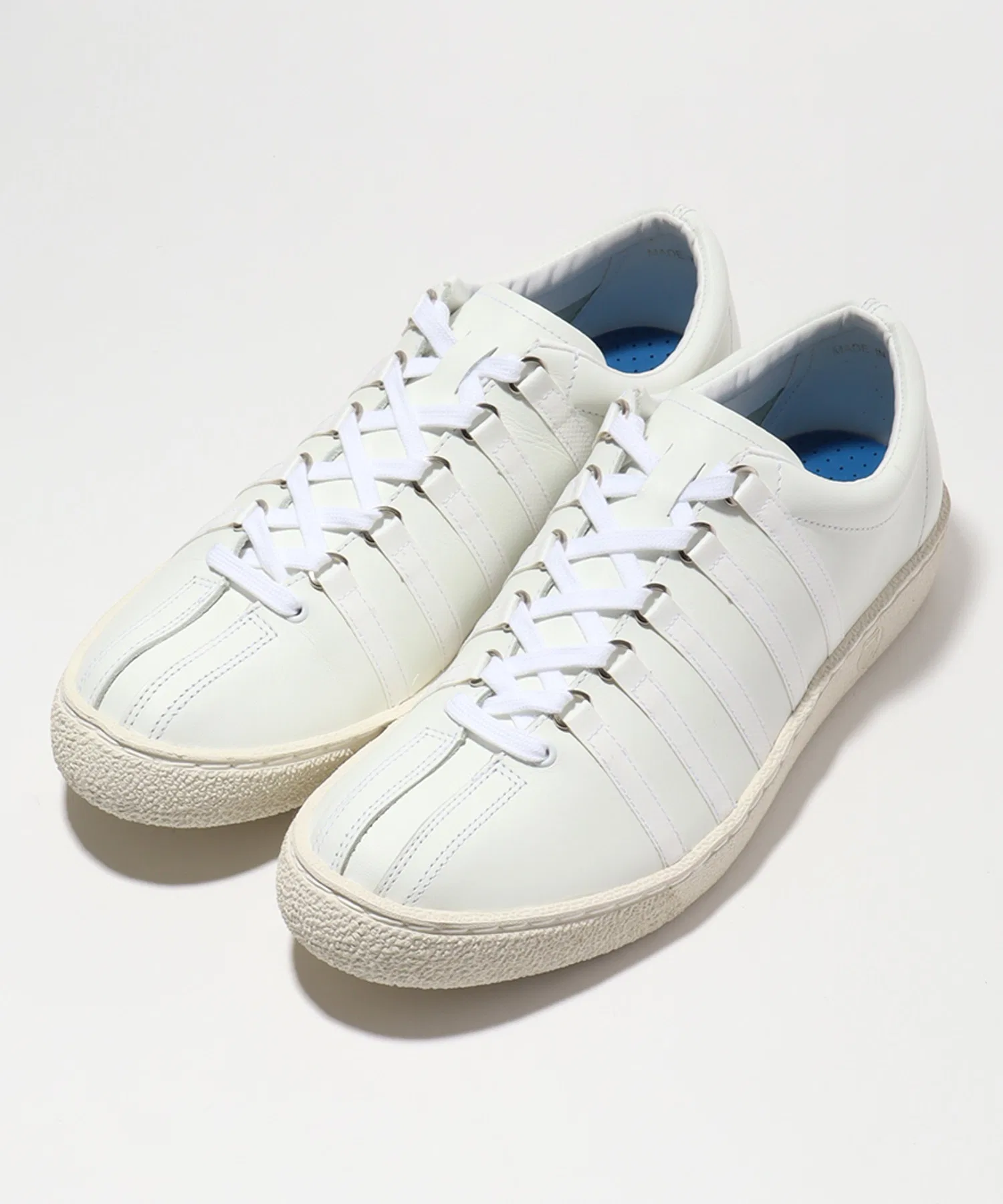 Мужские кожаные кроссовки Classic 66 JPN K-SWISS чёрные — фото 3
