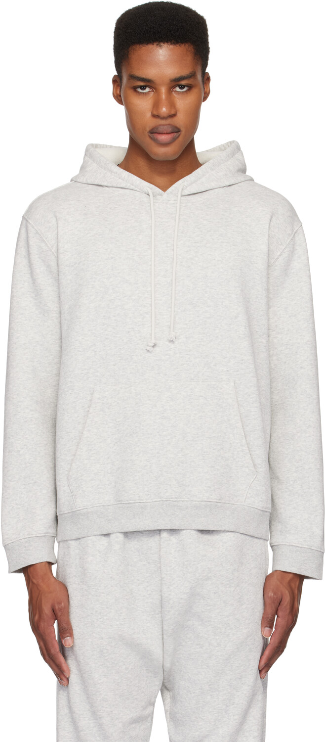 

Толстовка KIM Grey Fleece Lounge Classic с капюшоном SKIMS