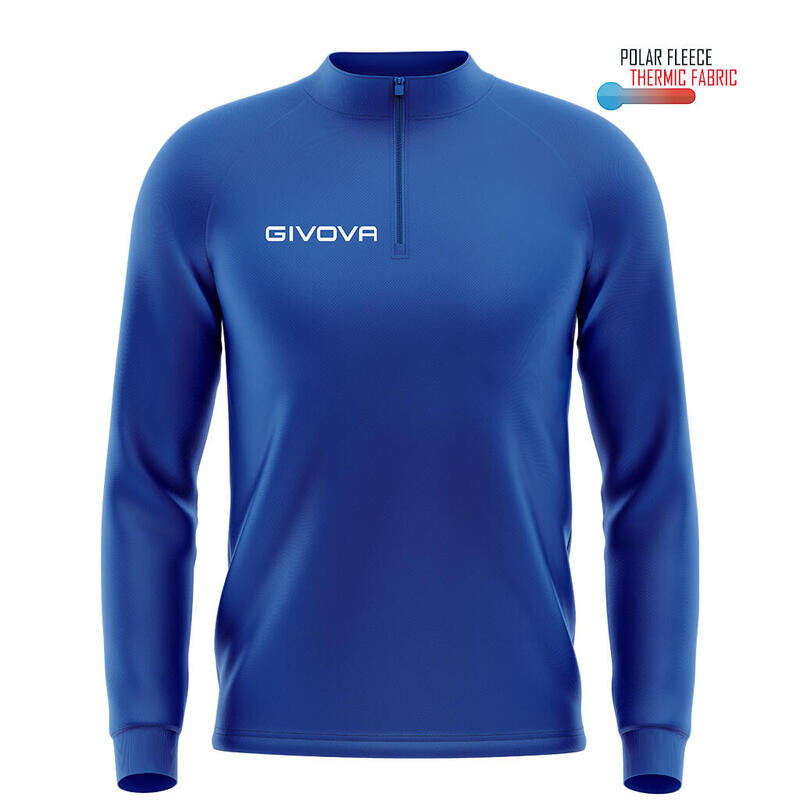 

Техническая толстовка для взрослых 500 Givova Royal Polyester, цвет azul