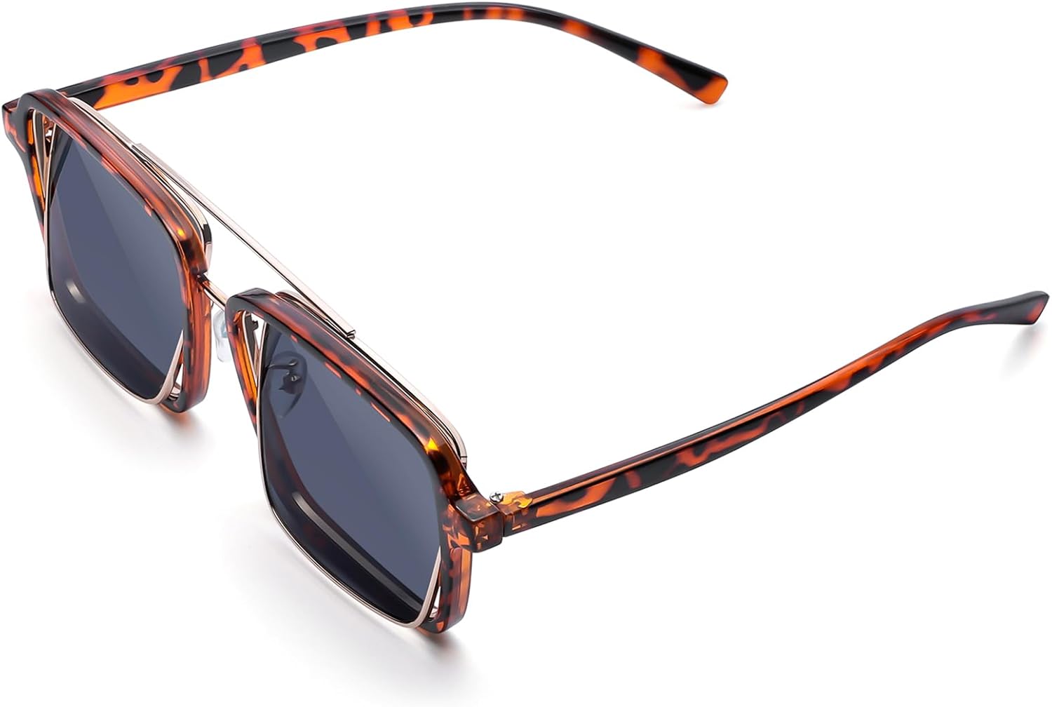 

Солнцезащитные очки прямоугольной формы для женщин и мужчин, новая модель 2024 года, небольшие квадратные солнцезащитные очки, классический стиль, защита от УФ-излучения для вождения SA HEXISHIJIA, Brown