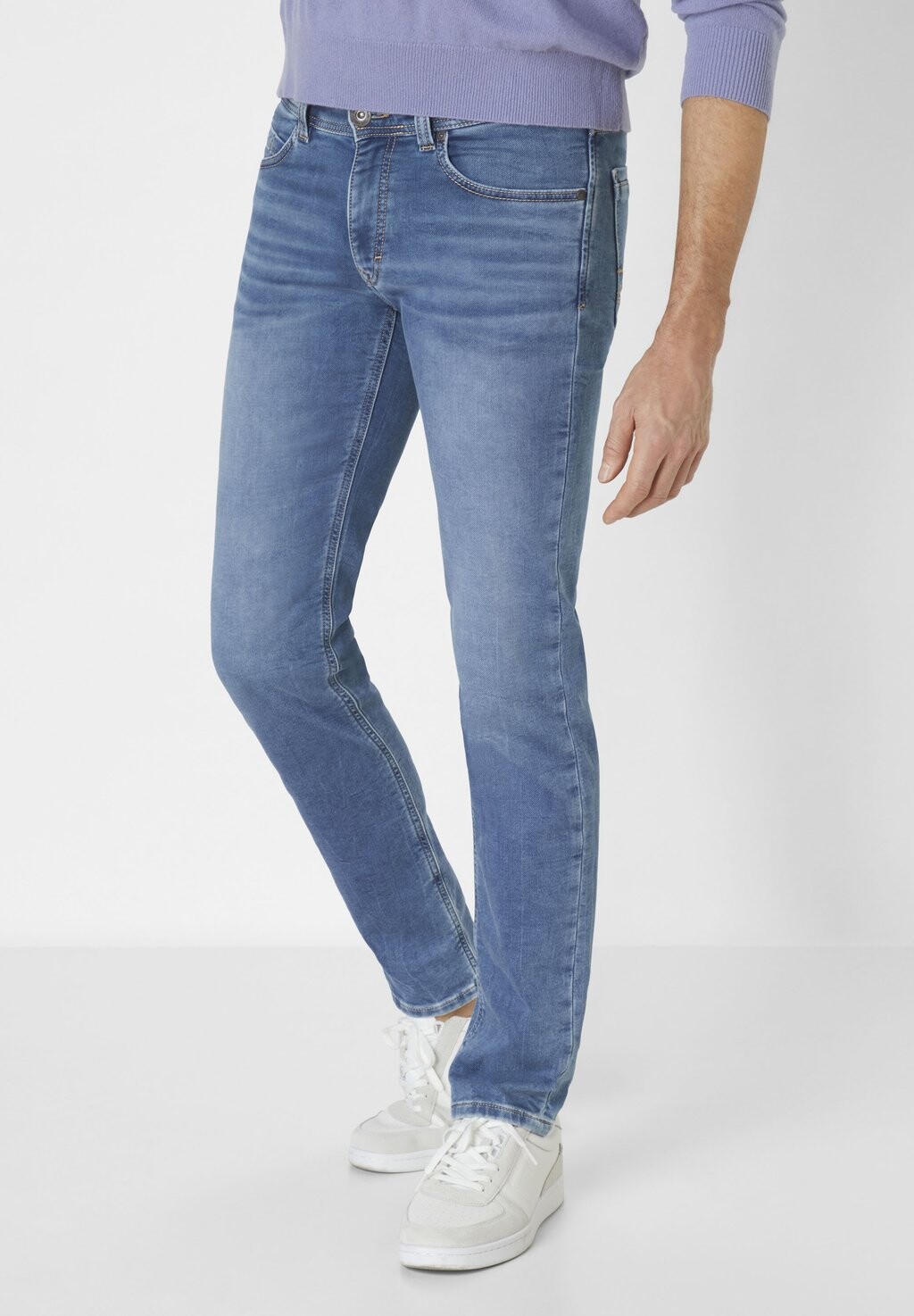 

Джинсы Slim Fit DEAN MIT STRETCH Paddock's, цвет medium blue used moustache