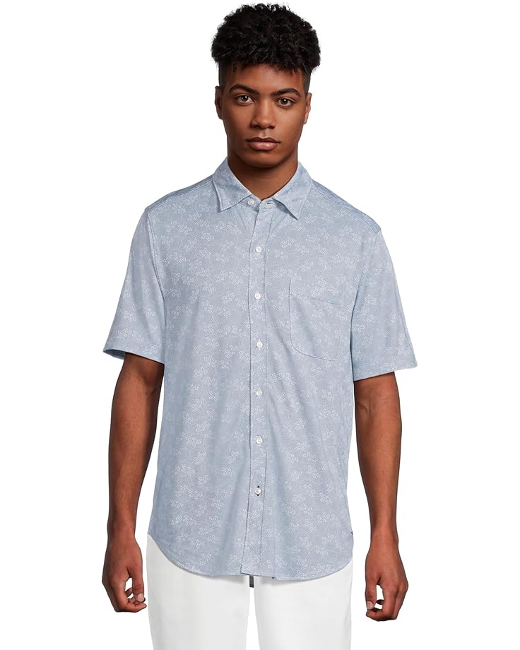

Мужская рубашка с коротким рукавом Tommy Bahama San Lucio Lotus, Stellar Sapphire