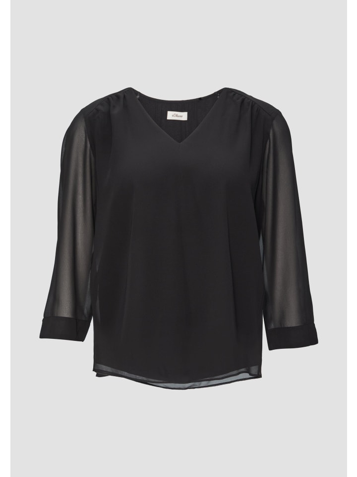 

s.Oliver Блузка черного цвета (9999)