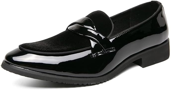 

Мужские лоферы Santimon с выемкой для монеты, повседневные и нарядные туфли, свадебные и туфли под смокинг, черный