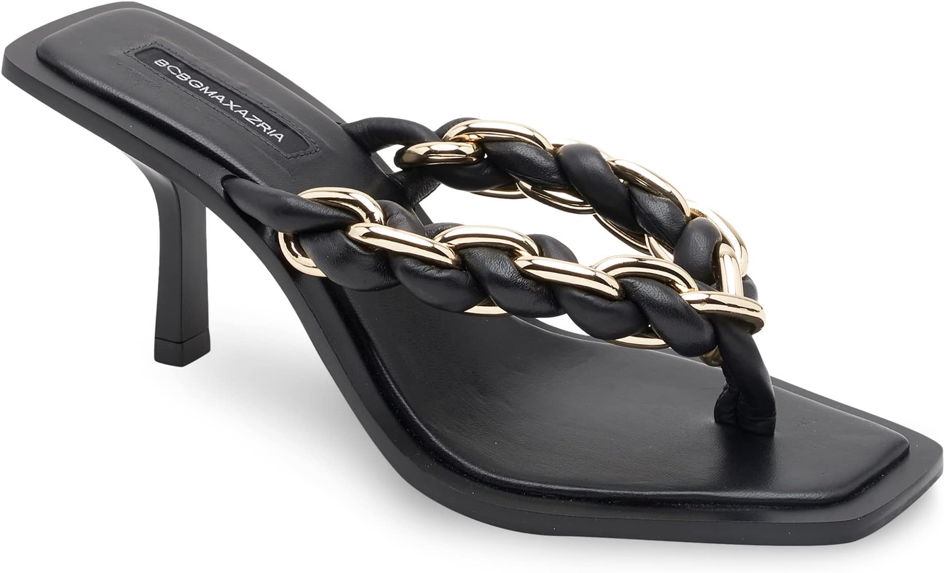 

Туфли BCBGMAXAZRIA Mistia Chain Sandal, черный