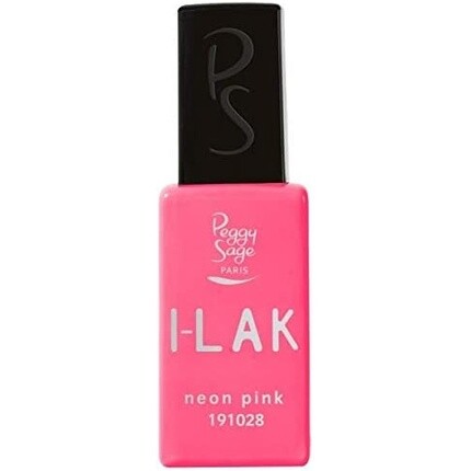 

I-Lak Soak Off Гель-лак неоновый розовый 11 мл, Peggy Sage
