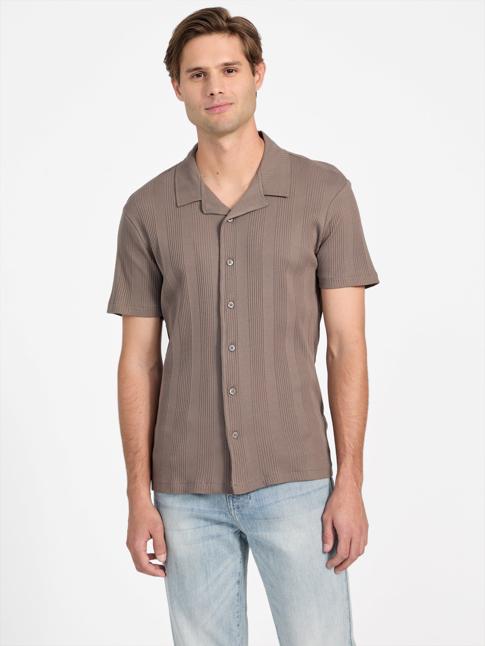 

Рубашка с коротким рукавом Diego Guess Factory, цвет equestrian brown