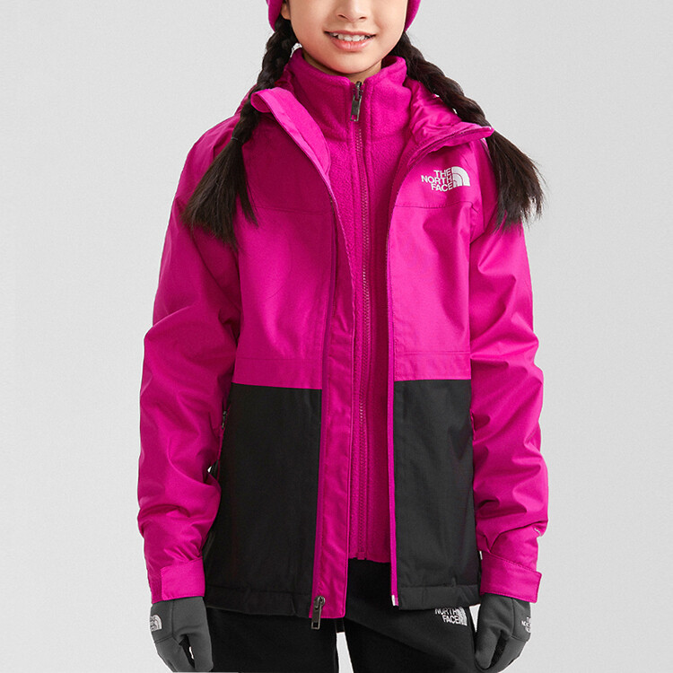 

Детская куртка для активного отдыха The North Face, фуксия