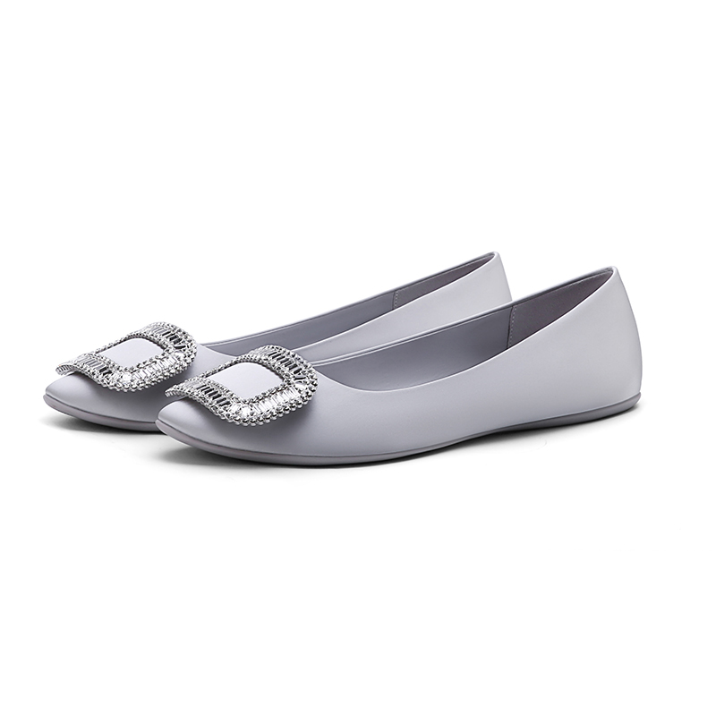 MERY CAREY MO Женские повседневные туфли-лодочки серебристо-серые, цвет Silver Gray