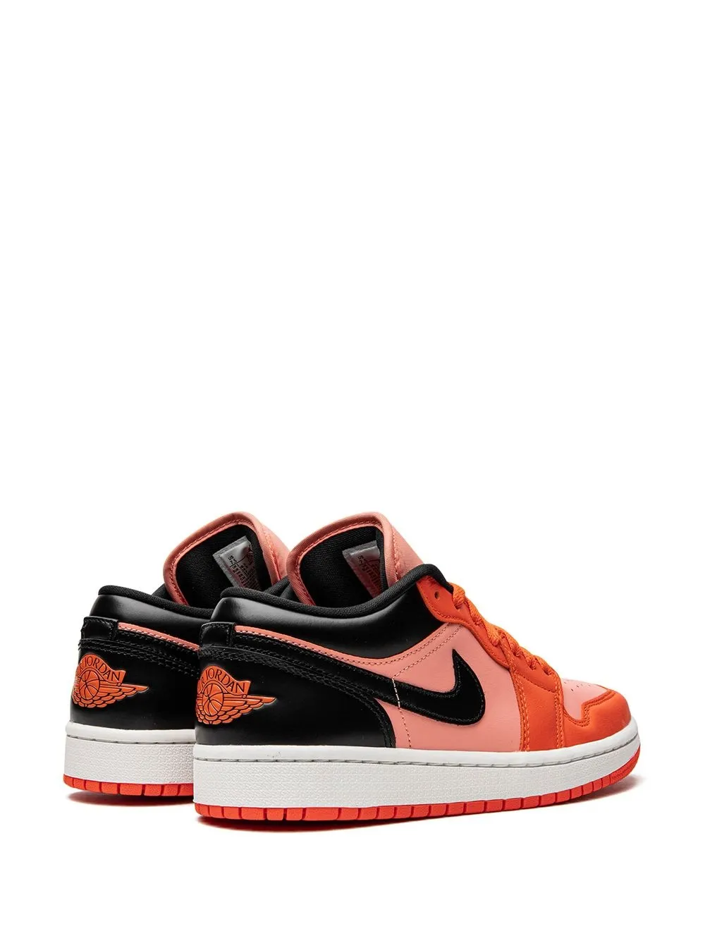Кроссовки Jordan 1 Low Orange/Black, оранжевый — фото 3