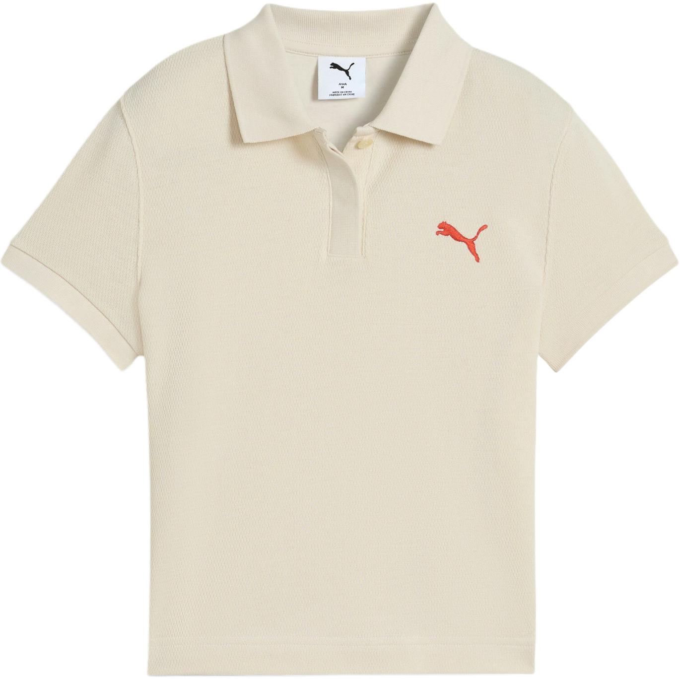 

Футболка-поло Ess LogoPremium женская Snow PUMA, Snow