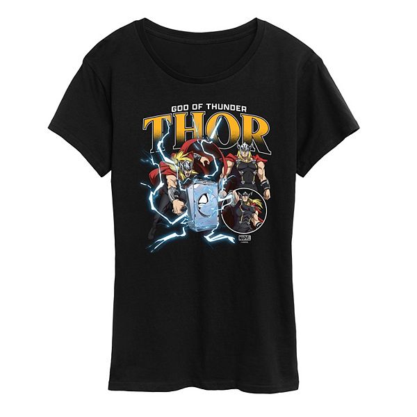 

Футболка с принтом Thor God of Thunder Marvel, Black, Черный, Футболка с принтом Thor God of Thunder Marvel, Black