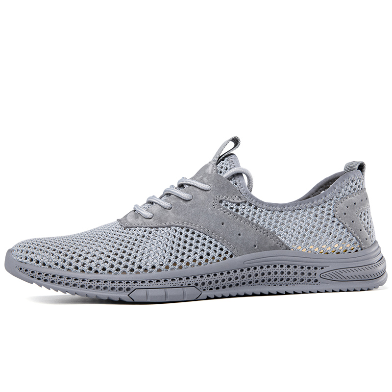 

Амортизирующие устойчивые к истиранию легкие быстросохнущие повседневные кроссовки men's LEXON, серый