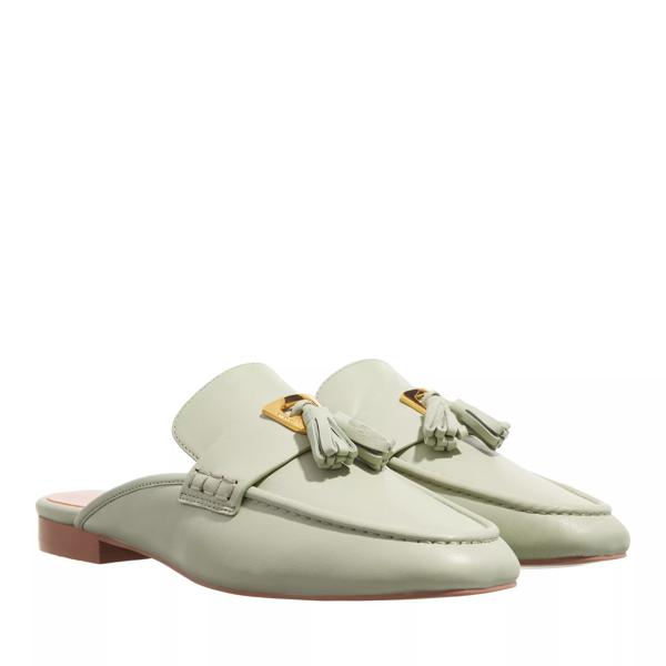 

Туфли loafer open back smooth leather celadon Coccinelle, зеленый