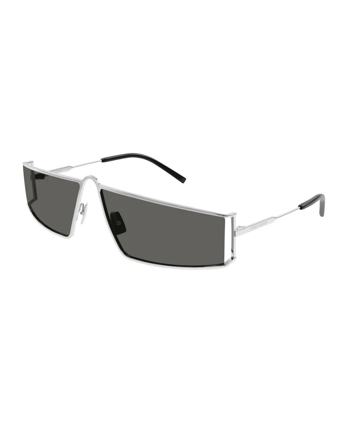 

Легендарные прямоугольные солнцезащитные очки sl 606 008 Saint Laurent, серый