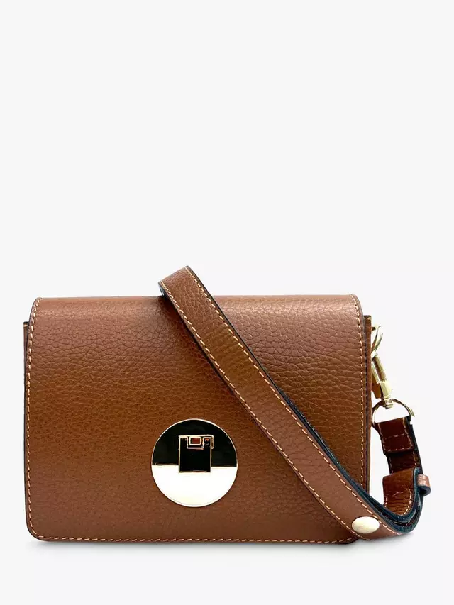 

Сумка кросс-боди Apatchy The Newbury Leather, цвет tan