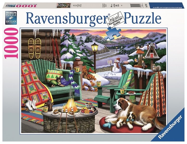 

Ravensburger, пазл, Зимний Отдых, 1000 шт.