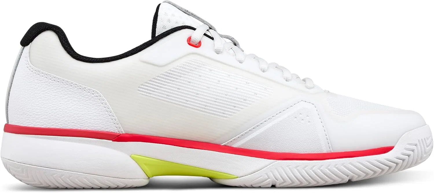 Кроссовки теннисные Wilson Rush Lite 5, белый/черный/инфракрасный — фото 2