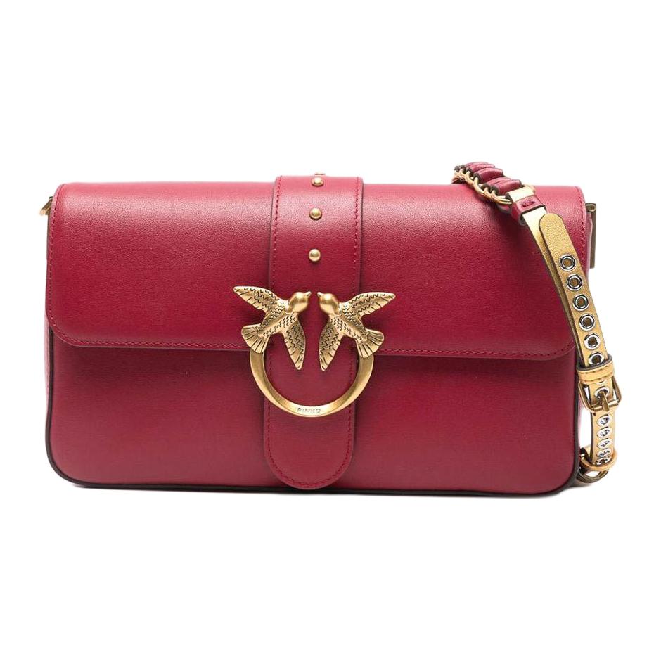 

PINKO Сумка через плечо LOVE Cow Leather для женщин красная
