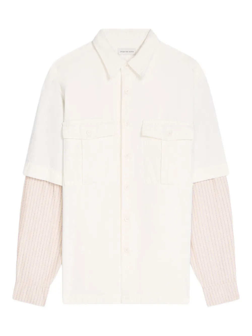

Джинсовая рубашка DRIES VAN NOTEN, белый