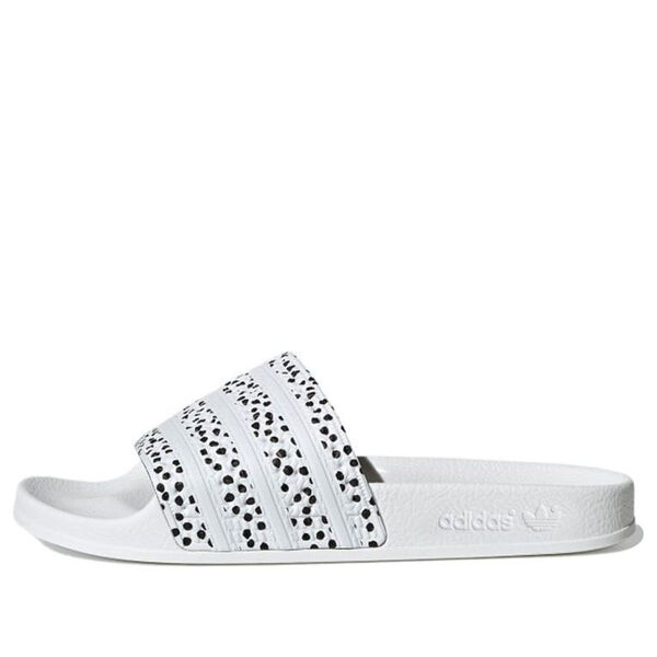 

Тапочки adilette слайды Adidas, белый