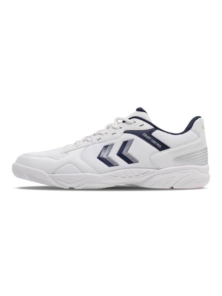 Кроссовки Hummel Indoor Shoe Court Control Paddeltennis Erwachsene, цвет white/black iris