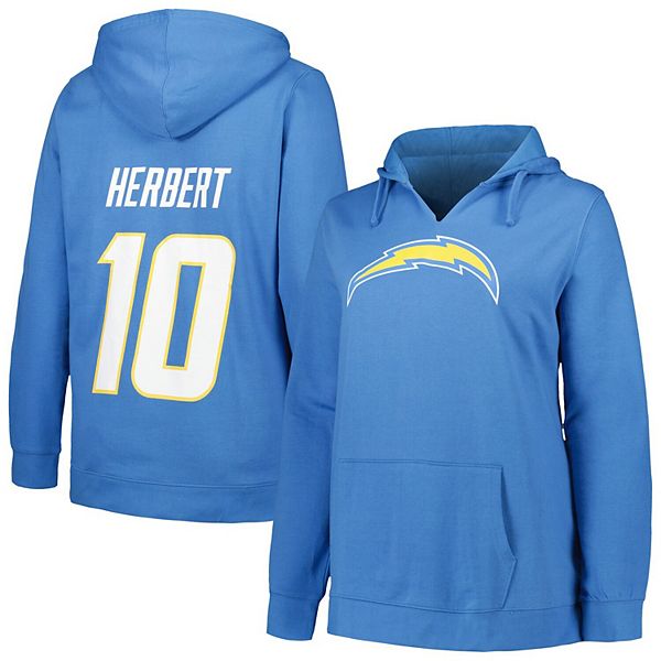 

Толстовка с капюшоном Los Angeles Chargers Powder Blue с именем и номером игрока Justin Herbert, plus size Unbranded, Синий, Толстовка с капюшоном Los Angeles Chargers Powder Blue с именем и номером игрока Justin Herbert, plus size Unbranded