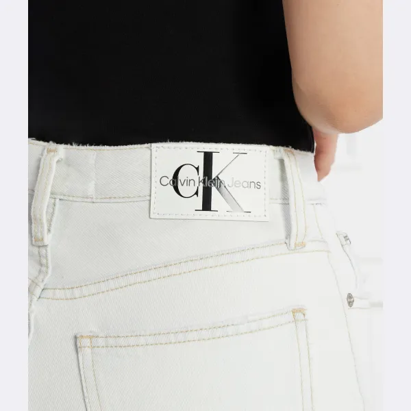 Джинсы узкого кроя Calvin Klein, белый — фото 4