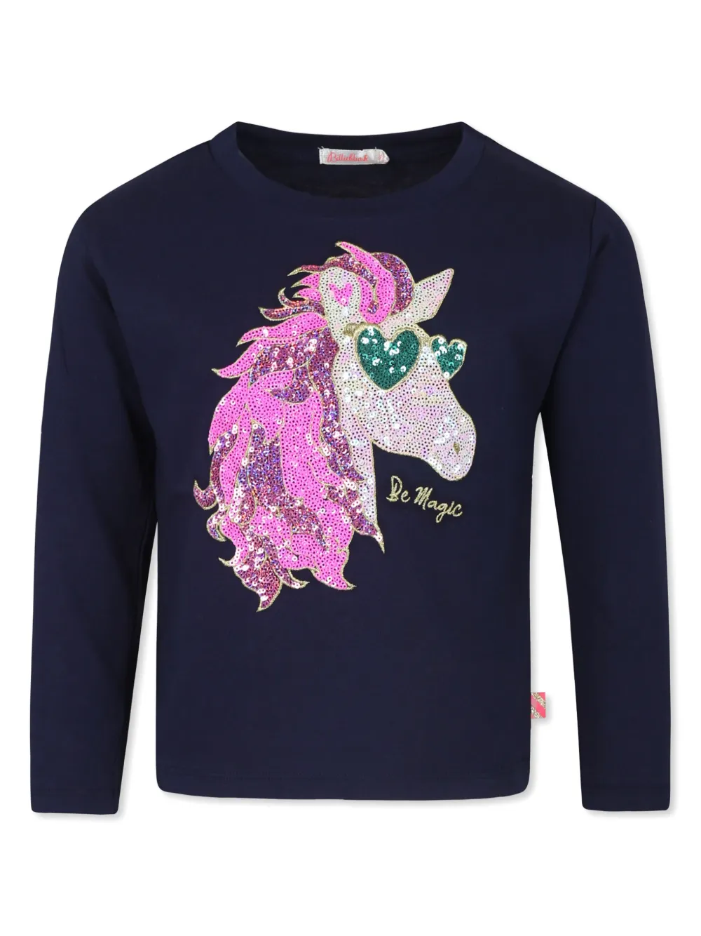 

Футболка с пайетками Billieblush, синий