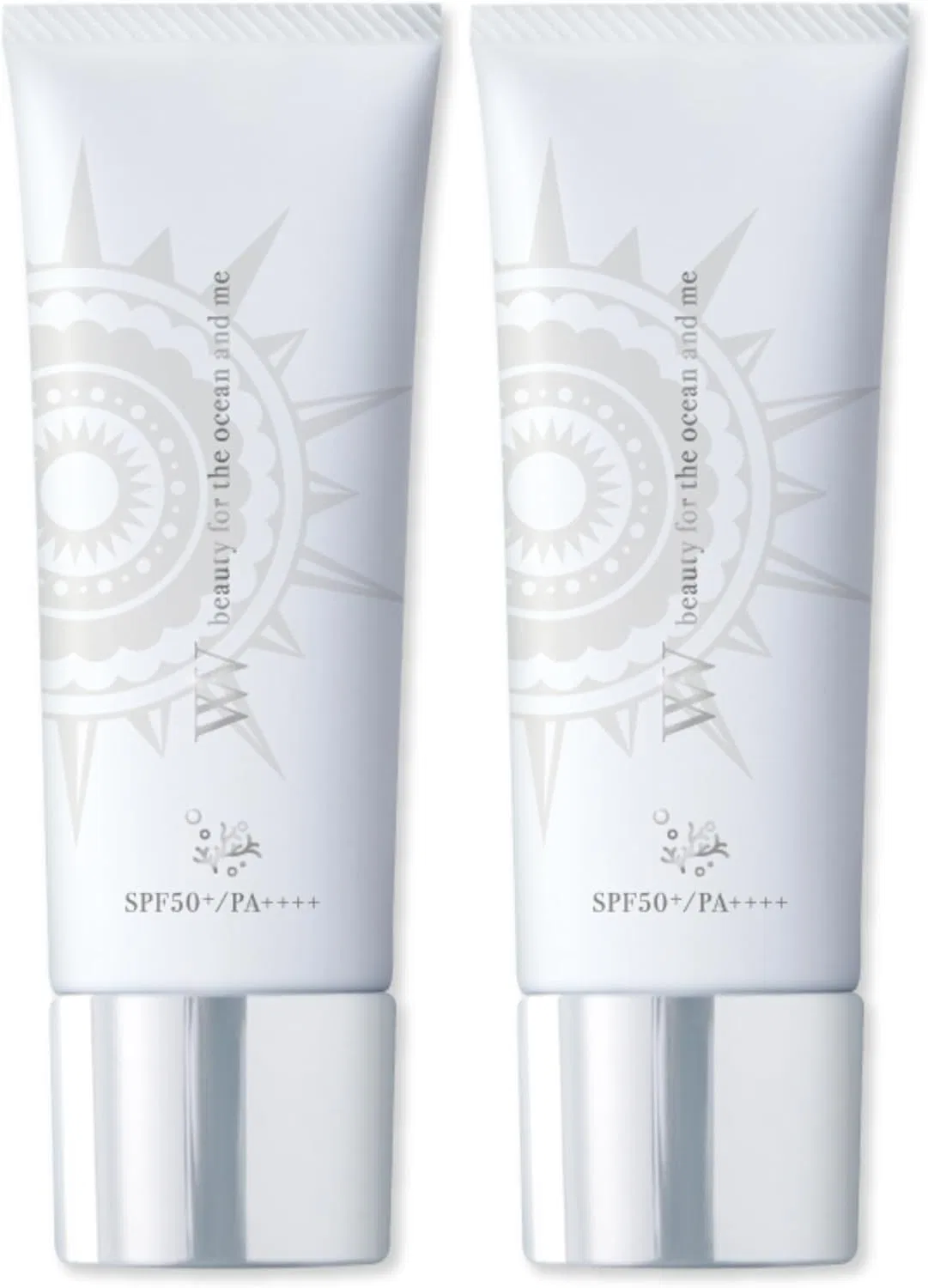 Солнцезащитный крем White Veil UV Protection 2 шт SPF 50 PA++++ Белый Kirarism