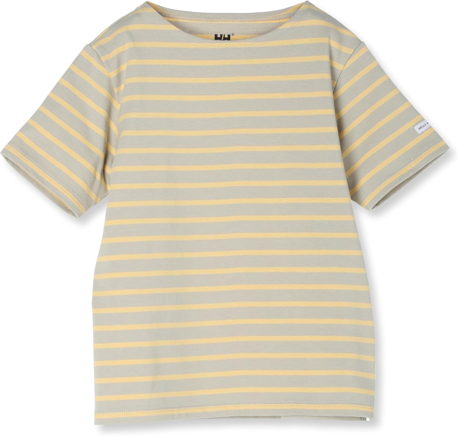 

Детская футболка Helly Hansen HJ32405, с коротким рукавом, с морской окантовкой, унисекс, желтый/серый