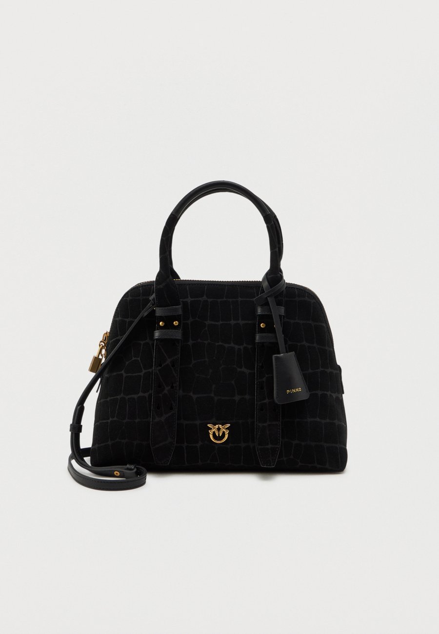 

Сумка Pinko BOWLING BAG MEDIUM, Nero/Antique Gold-Coloured/Black