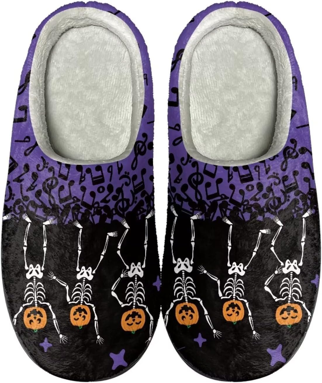 

Тапочки Xpyiqun Halloween для дома, и домашние, зимние пушистые тапочки для спальни для мужчин и женщин, Halloween 5