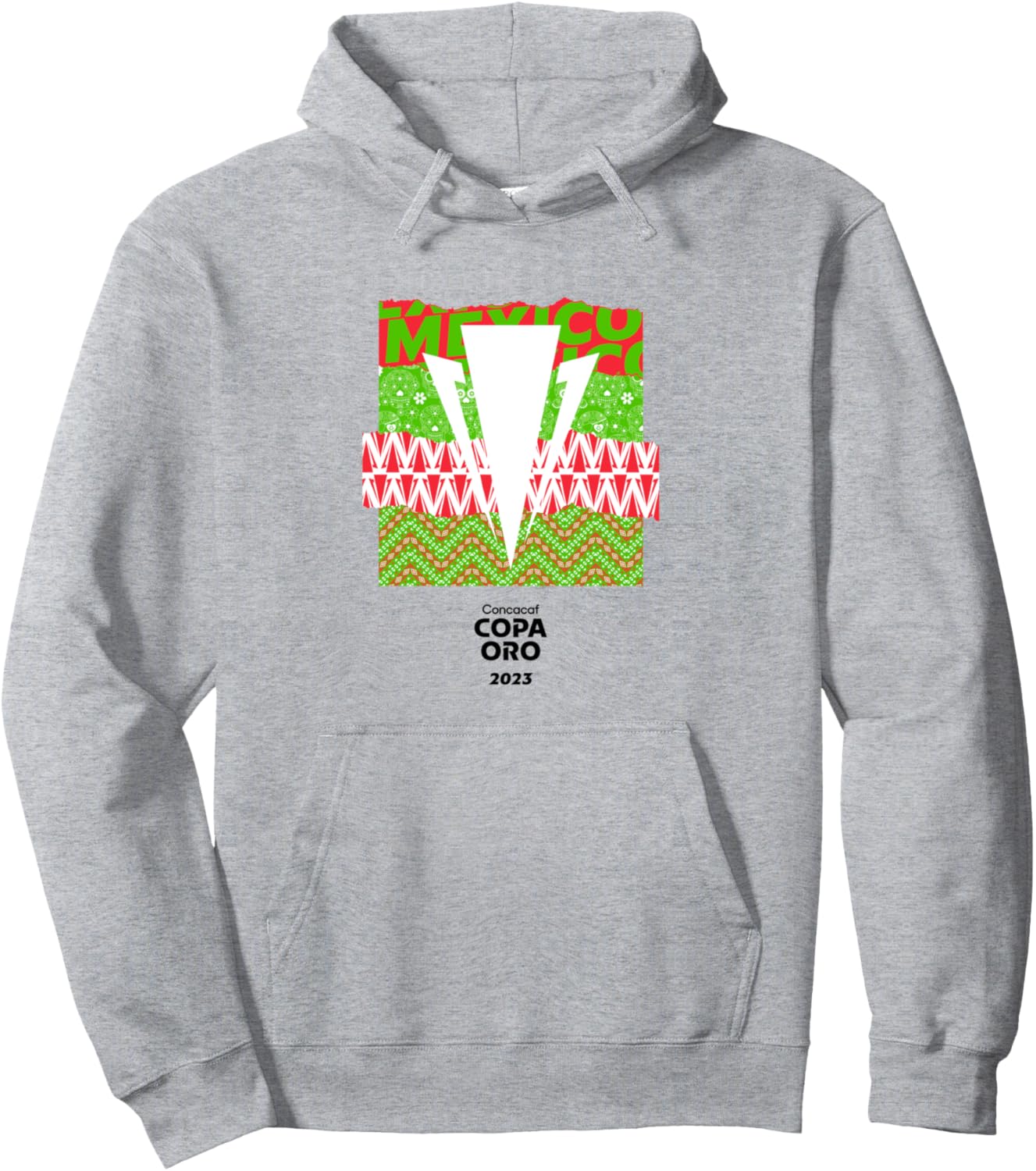 

Худи с дизайном Mexico Designs of Gold Cup Tournament Goldcup Concacaf 2023, серый