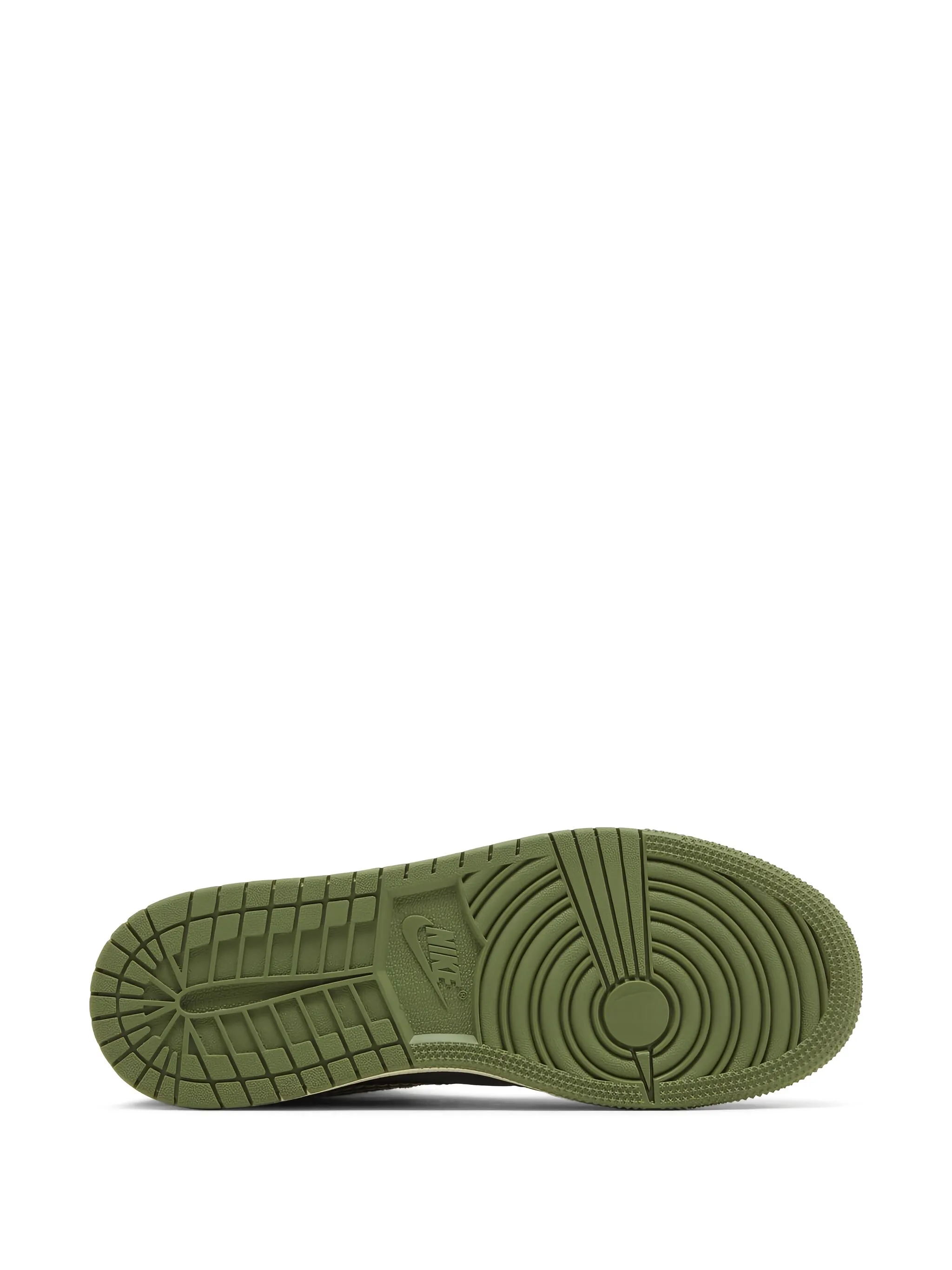Кроссовки Air Jordan 1 Mid SE Craft Anthracite/Light Olive, черный — фото 3
