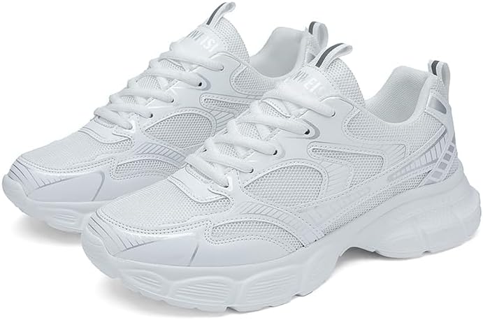 

Мужские кроссовки, повседневные, для ходьбы, удобные, слипоны, рабочие, спортивные, низкие, массивные Wanweisi., белый