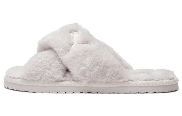 Тапочки fluff x strap slide 'nimbus cloud' Puma, белый — фото 2