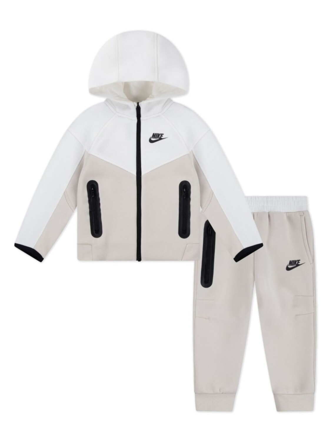 

Nike Kids спортивный костюм с логотипом, белый