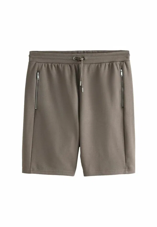 Спортивные брюки прямого кроя с карманами на молнии Next, Light Brown — фото 4